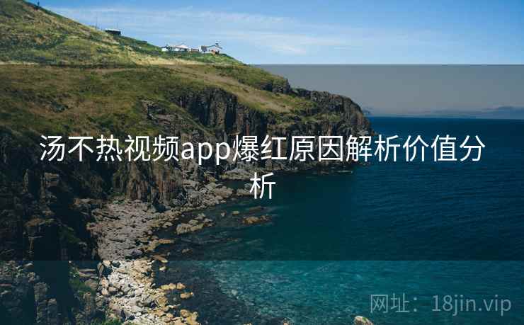 汤不热视频app爆红原因解析价值分析