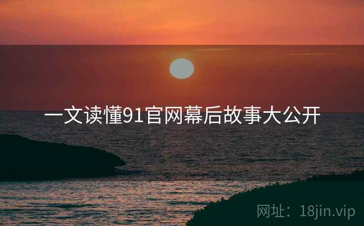 一文读懂91官网幕后故事大公开